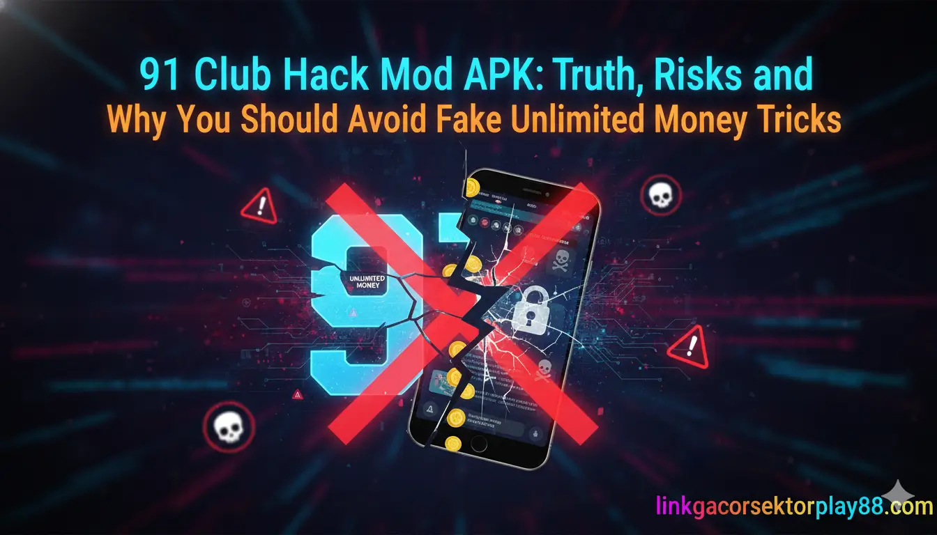 Read more about the article 91 Club Hack Mod APK: Truth, Risks, and Why You Should Avoid Fake Unlimited Money Tricks