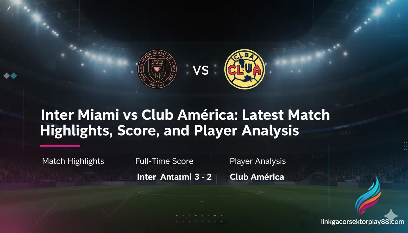Read more about the article Inter Miami vs Club América: Latest Match Highlights, Score, and Player Analysis